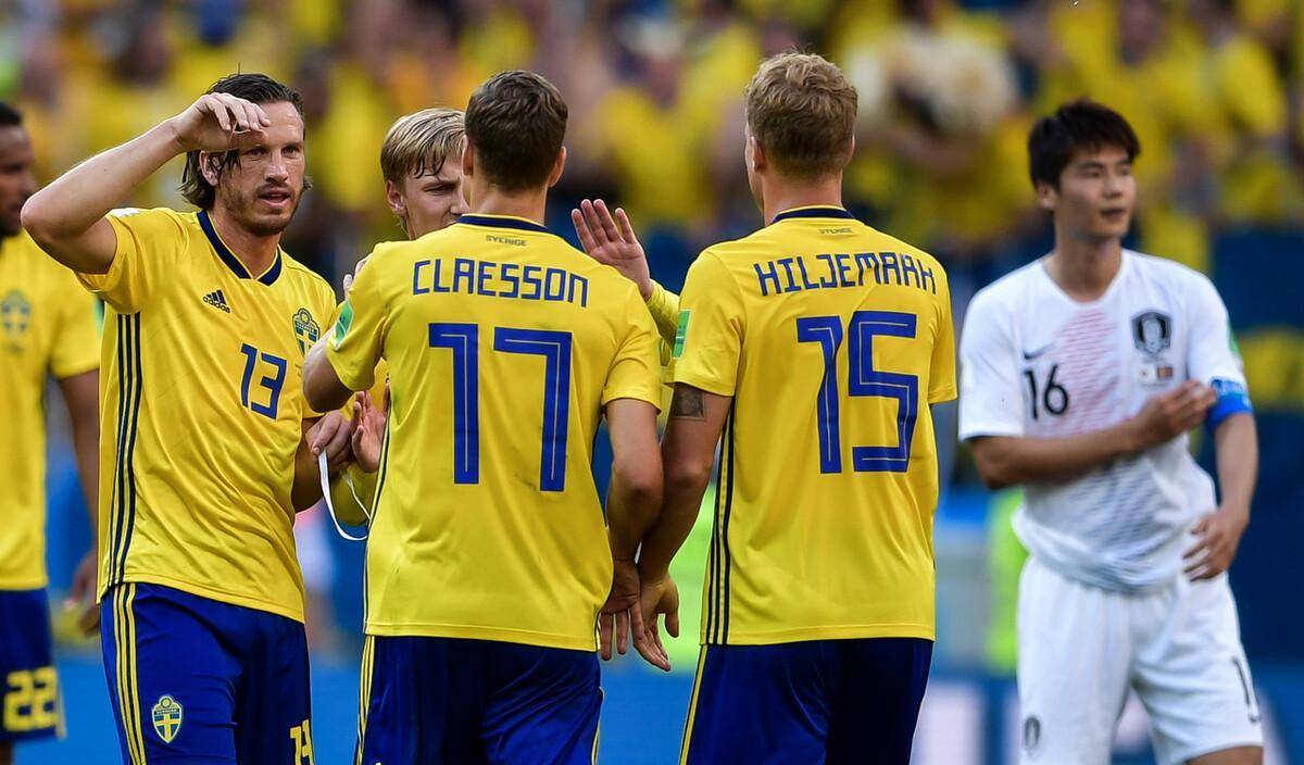 瑞典队小组排名